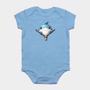 Cute Shark Baby Bodysuit